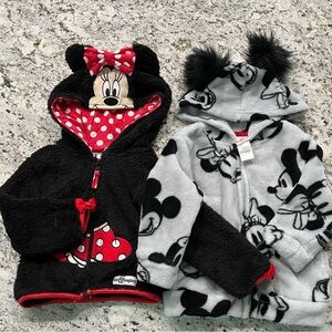 Disney Black and Gray Character Hoodies